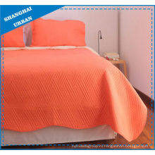 Ярко-оранжевое твердое одеяло из полиэстера